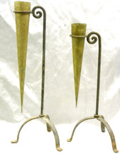 RARE PAIRE VASE BOUGEOIR