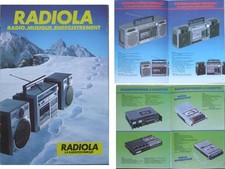BROCHURE AUDIO RADIOLA - 1984