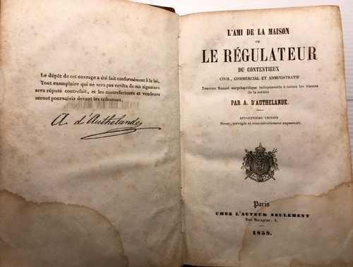 1858 droit ami maison - la,