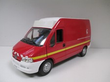RARE PEUGEOT BOXER HDi FOURGON de POMPIER VSAV par NOREV 479052 au 1/24