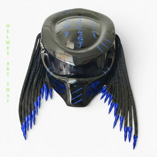Custom predator moto helmet - custom,