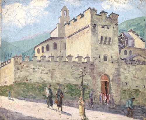 Tableau ancien huile - ancien,