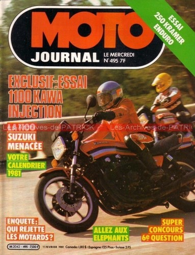 Moto journal 495 suzuki - journal, gsx