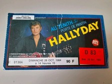 place ticket billet de concert