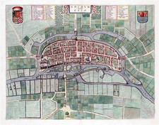 Reproduction plan ancien de Goch 1649