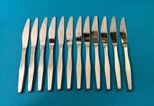 12 couteaux a entremets CHRISTOFLE modèle ALPHA acier ORLY 19 cm couvert table