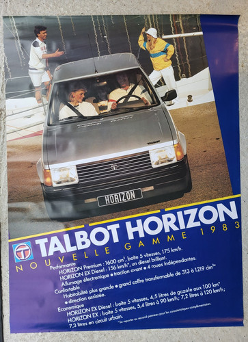 Affiche talbot horizon - affiche,