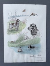 Estampe signée Léon Danchin