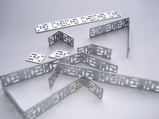 Equerre fixation acier pliable ajustable angle variable pour charpente lot de 50