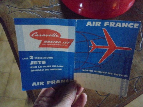 Air france dépliant époque - france,