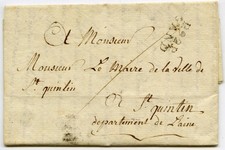 Lettre 1809. Chasseur à