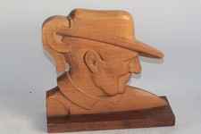 Sculpture Serre-livre bois sculpté E. Morlet Breton (57369)