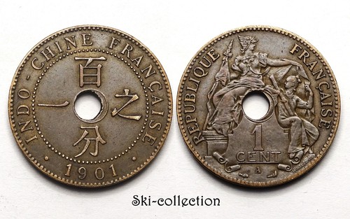 Cent 1901 indo chine - 1901, indo-chine