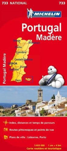Carte national portugal - carte,