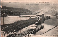 CARTE POSTALE - FUMAY-ST-JOSEPH - ARDENNES 08 - USINE DU PIED SELLE CANAL ECLUSE