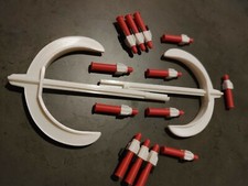 2 Haches 10 Missiles 2 Supports Goldorak Axes Shogun Warrior Grendizer Mattel 