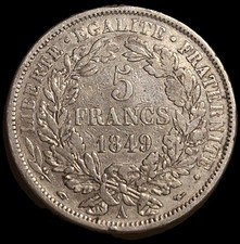 5 Francs Cérès 1849 A