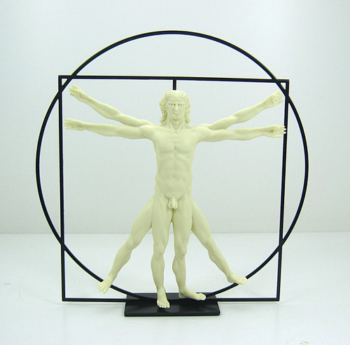 Statuette homme vitruvian - homme,