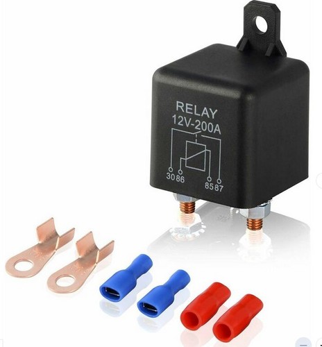 Relais 12v 200a avec - avec, cosses
