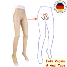 Culotte en silicone avec tube anal faux vagin transgenre Cospalay