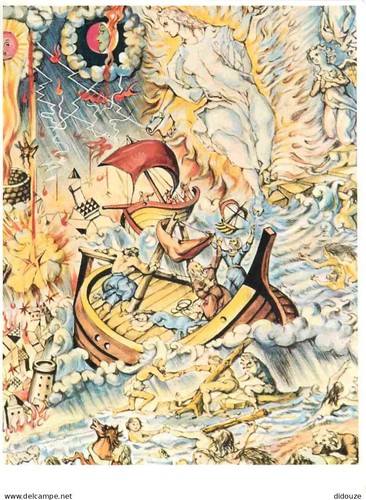 Carte postale art peinture - postale,
