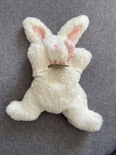 DOUDOU ET COMPAGNIE LAPIN BONBON TAUPE BLANC Et ROSE DC1240 PM