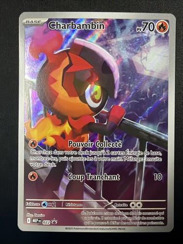 Carte pokemon charbambin - carte,