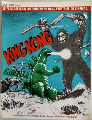King kong contre - contre, godzilla