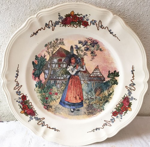 Plat diam 35cm obernai - plat, diam.35cm