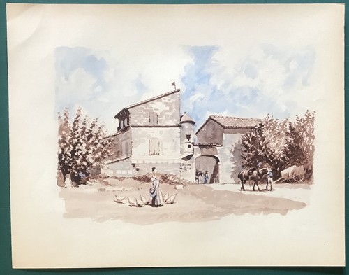 Illustration tarascon mas - illustration,