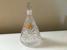 carafe vintage en cristal de Bavière ciselé made in RFA 24% oxyde de plomb déco 