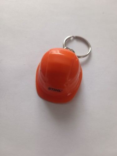 Porte clés casque orange - porte-clés,