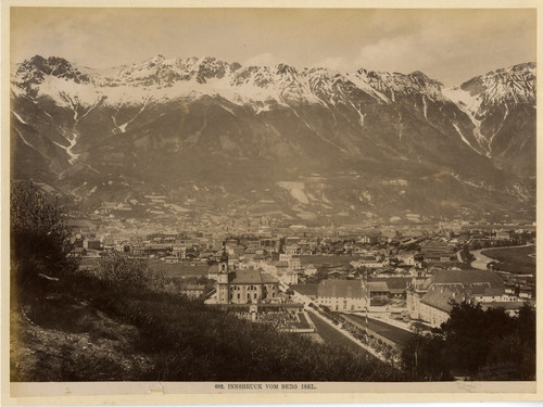 Autriche innsbruck vom berg - innsbruck,