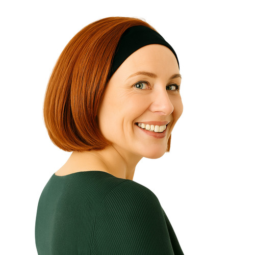Perruque avec bandeau - , blond