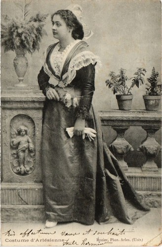 Cpa arles costume arlesienne - cpa,