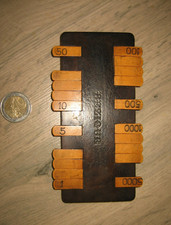 Ancien Compteur de Points BEZIQUE  jeu de Cartes Poker Bridge Au NAIN BLEU Paris