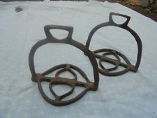 paire d etriers  de cheval  de