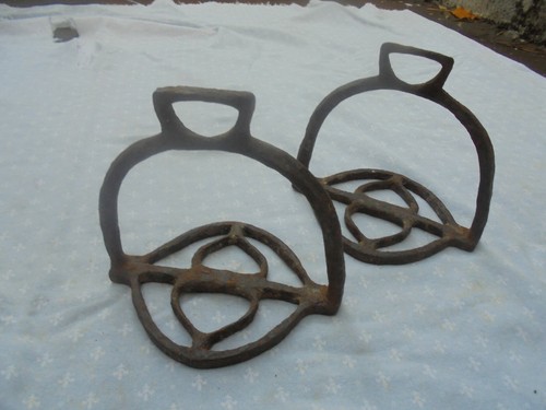 Paire etriers cheval de - paire,