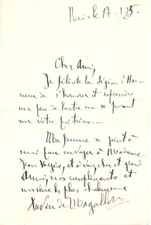 3 LETTRES AUTOGRAPHES de