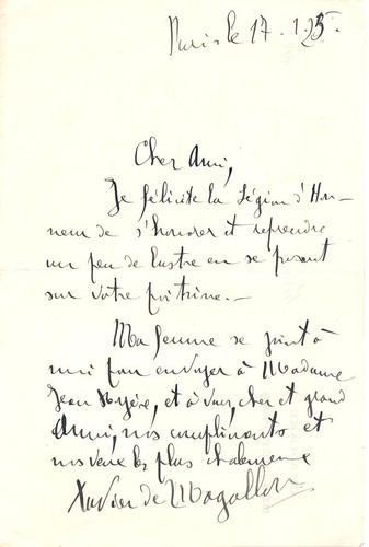 Lettres autographes de - 3,