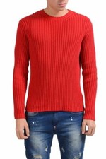 Malo Men's Red Heavy Knitted