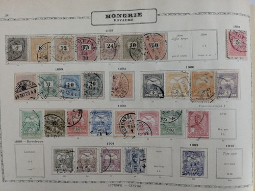 Timbres hongrie grand - grand, lot