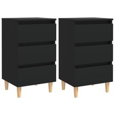  Table de Chevet avec Pieds en