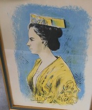 CADRE TABLEAU DESSIN AQUARELLE