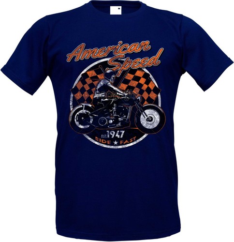 Shirt dans tons bleus - t-shirt, avec