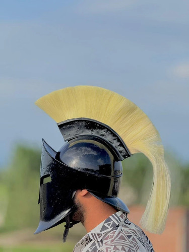 Casque spartiate noir 300 film