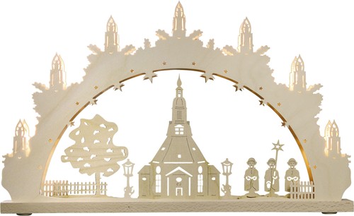 Arc bois éclairé église - arc,