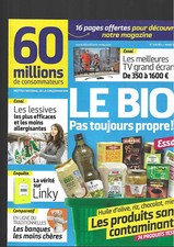 60 millions de consoimmateurs-N0 546 Bis-mars 2019- bio/TV/linky/lessives/banque