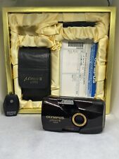 Tested ✅ RARE NOS Olympus MJU II Limited 35mm Film Camera Boxed Remote Mint