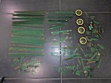 MECCANO ANCIEN Lot de 2 kgs de pieces vertes (avant 1950)